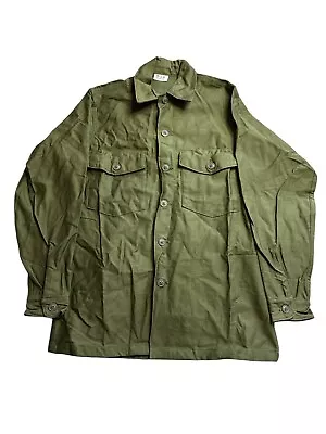 Vintage OG 107 Shirt Military Fatigue Utility 60s Vietnam New Deadstock M • $89.99