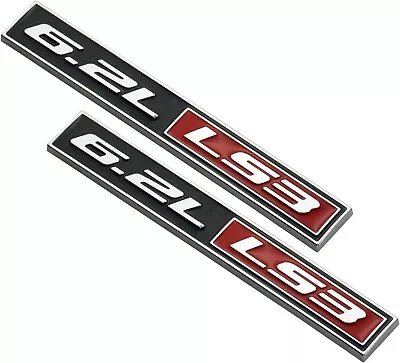 2 Pack 6.2L LS3 Badge 3D Aluminum Adhesive Emblem Decal For Universal Car Trucks • $15.99