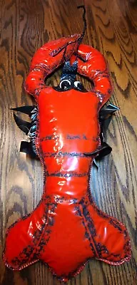 Vintage Lobster Plastic Plush Big 21  Adorable Toy Corp. New York City • $16