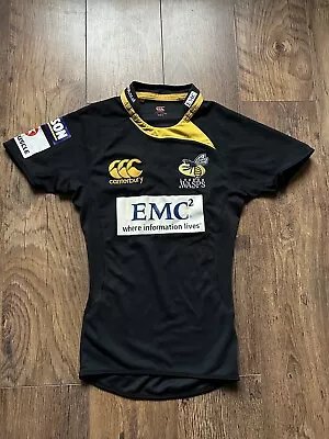 London Wasps Rugby Union Shirt 2009 / 2010 Canterbury Jersey Shirt Size S • £19.90