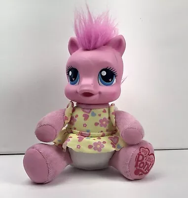 Hasbro My Little Pony So Soft Newborn Pinkie Pie 9  Talking Baby Plush Doll 2009 • $22.99