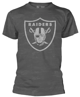 NFL Oakland Raiders 2018 Burnout T-Shirt OFFICIAL • £12.99