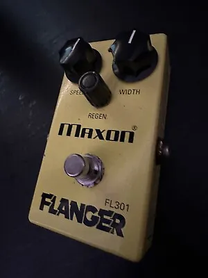 Maxon FL301 Rare Vintage Flanger Guitar Pedal ￼ • $130