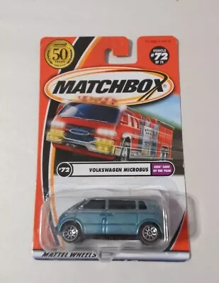 2001 Matchbox 50 Years Volkswagen Vw Microbus #72 Diecast - New • $2.49