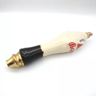 VINTAGE BASS & Co Pale Ale  ~ Ceramic And Brass Double Sided Beer Tap Handle Bar • $34.19