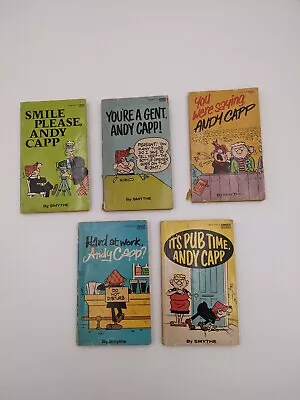 Lot Of 5 Vintage Andy Capp By Smythe Pocketbook Comic Collections It’s Pub Time • $10.97