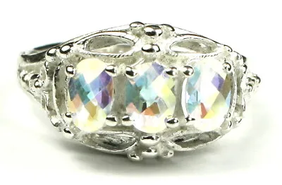 MERCURY MIST TOPAZ Sterling Silver Ladies Ring -Handmade • SR163 • $108.99