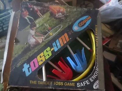 Vintage Cosom Toss-Um Lawn Yard Tossing Game Unused • $15.99