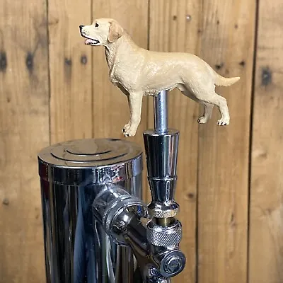 Yellow Lab Dog Mini Beer Keg Tap Handle Kegerator Labrador Retriever • $39.99