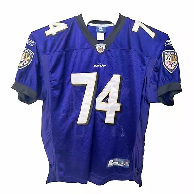 Reebok Stitched On Field Michael Oher Ravens Jersey Mens Size 48  • $42.99