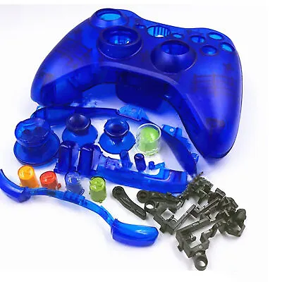 $11.53 • Buy For Xbox 360 Wired/Wireless Controller Full Shell Cover Buttons Mod Replacement