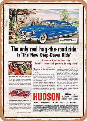 METAL SIGN - 1950 Hudson Custom Commodore 4 Door Sedan Vintage Ad • $25.46