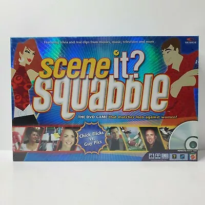 Scene It? Squabble The DVD Game - Chick Flicks Vs Guy Pics - Brand New/Sealed • $20.77