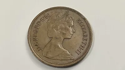 Very Rare  New Pence  1980 2p Coin With Elizabeth II • $419.99