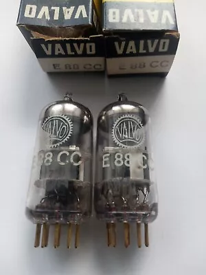 MATCHED PAIR E88CC / 6922 Mullard Foil Pins Getter • $450