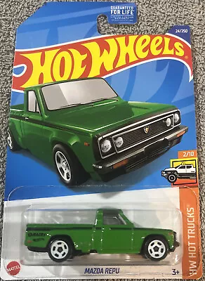 Hot Wheels Mazda Repu Green • $2.79