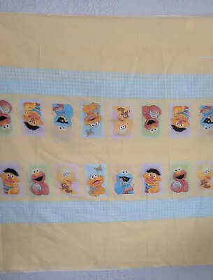 Sesame Street Ernie Big Bird Elmo Cookie Monster Cotton Fabric By The Yard • $5.75