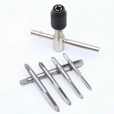 £7.07 • Buy 6pcs Tap Wrench Chuck Set Tool Steel T-handle Metric M3 M4 M5 M6 M7 M8 And Die L