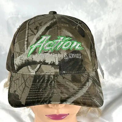 VTG 2001 Woolrich Realtree Hardwoods Camouflage Camo Baseball Hat Cap Adjustable • $16.98