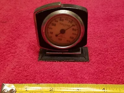 Vtg Tel-Tru Desk Thermometer Germanow-Simon Machine Co. Rochester NY • $15.95