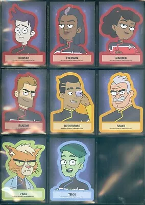 $4.25 • Buy Star Trek Lower Decks ( ST65 - 72 ) 8 Card Sticker Insert Set