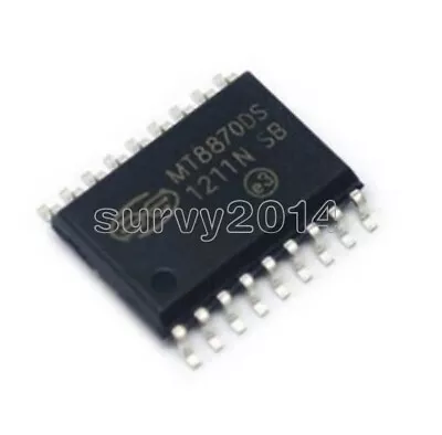 2pcs Dtmf Decoder Receiver Ic Zarlink Sop-18 Mt8870ds Mt8870ds1 Mt8870dsr1 • $1.58