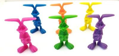 $7.99 • Buy Vintage Trix Cereal Premiums Bunnies Lot Of 6