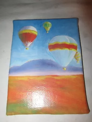 American Girl Of Year 2013 Saige Copeland Painting Hot Air Balloons Canvas Only • $17.11
