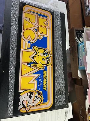 Ms Pac Man Marquee Sign Restaurant Bar Wall Hanger Game Room Boat House Of60 • $75