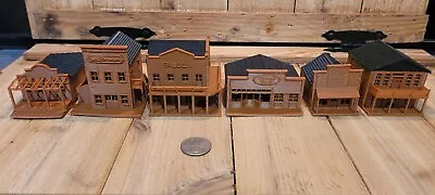 Western Town 6 Buildings (hotel Saloon General Store Etc) - N Scale • $75