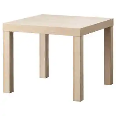 IKEA Lack Small Side Table Bedroom Hallway Drink Tea Coffee Home Office 55x55cm • £18.99