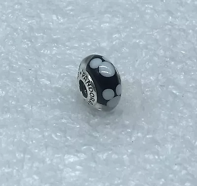 Pandora  Disney  Mickey Mouse Classic”  S925ale Murano Glass Charm # 791633 D7-5 • $27.31