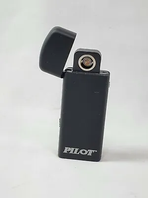 Pilot Automotive Black USB Flameless Rechargeable Lighter With Metal Case New!!  • $10.95