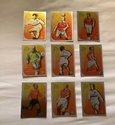 Futera Manchester United Cards - Cutting Edge Shiny Including Beckham X9 • £5