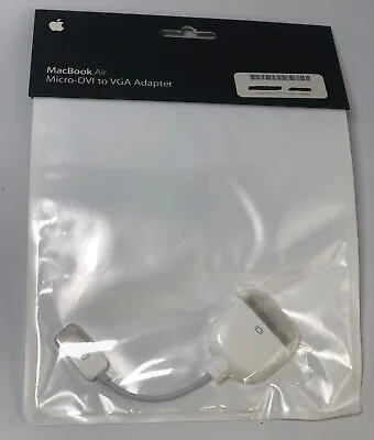 Genuine OEM Apple MacBook Air Micro-DVI To VGA Adapter   P/N: MB203G/A   MV1721 • $9.99