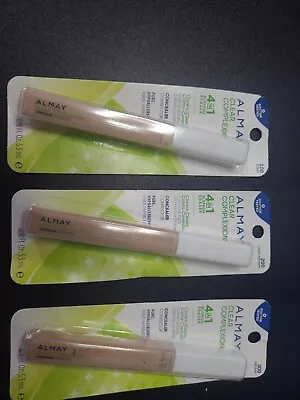 Almay Clear Complexion Concealer 100 200 300 Hypoallergenic Acne Coverage 4 In 1 • $8.50