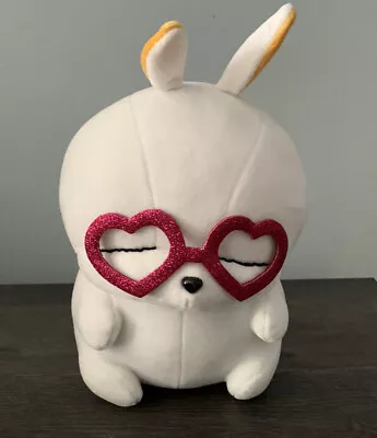 WHITE MASHIMARO BUNNY RABBIT With Red Glasses PLUSH TOY • $29.08