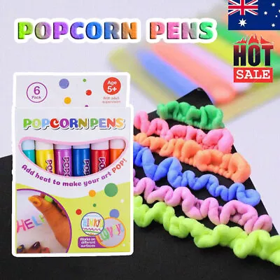 Puffy Art Pens Ink Popcorn 3D Printable Magic DIY Bubble Popcorn Drawing Pens HQ • $10.49