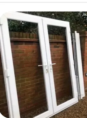 £450 • Buy Exterior External Upvc Double Glazed French Doors In Frame  With 2 Keys