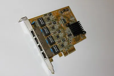 Startech 4 Port PCI Express Gigabit Ethernet Network Adapter Card ST1000SPEX42 • $21