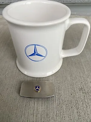 Mercedes Benz Zippo Money Clip Knife And Nail File And Mercedes Cup • $120