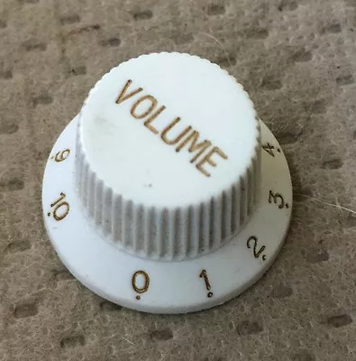 $9.99 • Buy Fender Squier Strat Electric Guitar Volume Switch Original White Knob