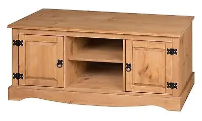 £75.99 • Buy Corona TV Unit Solid Pine Furniture Widescree Corner Flatscreen Media Unit Stand