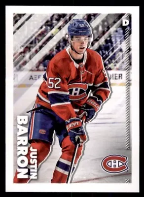 2022-23 NHL Stickers #266 Justin Barron  - Montreal Canadiens • $0.99