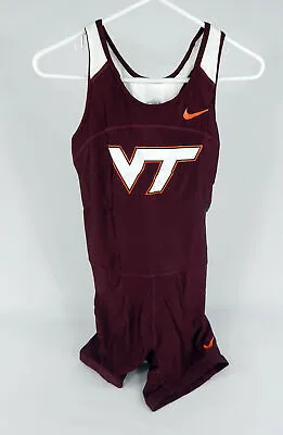 2009 Virginia Tech Hokies Game Issued Maroon Jersey Cross Country Track L 00 • $79.99