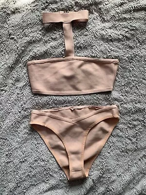 Missguided Nude Beige Choker Bikini • £10