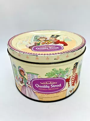 £9.99 • Buy Vintage Mackintosh Quality Street Small Round Tin Soldier And Lady