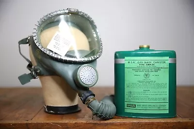 Vintage Gas Mask Military Chemical Protective Field Gear Steampunk Green Unused • $58.49