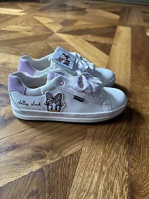 Geox Daisy Duck Disney Trainers Size 3 New • £10