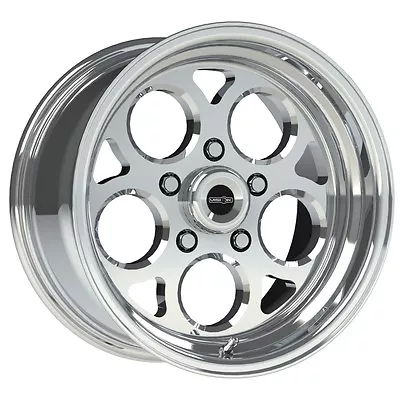 15x10 Vision Sport Mag Polished Magnum Ssr Drag Racing Wheel 5x4.5 No Weld 4.5 B • $145.99